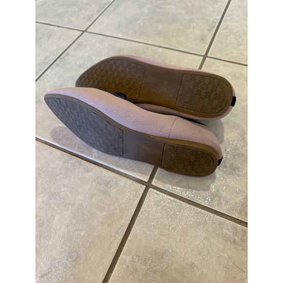 Birdies Women's Blackbird Pink Grey Slip On Fabric Knit Shoes Size 10 Flats - Picture 5 of 9